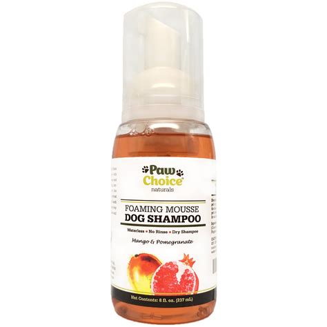 cleaning of coat and removing pet odor - mango & pomegranate scent, natural